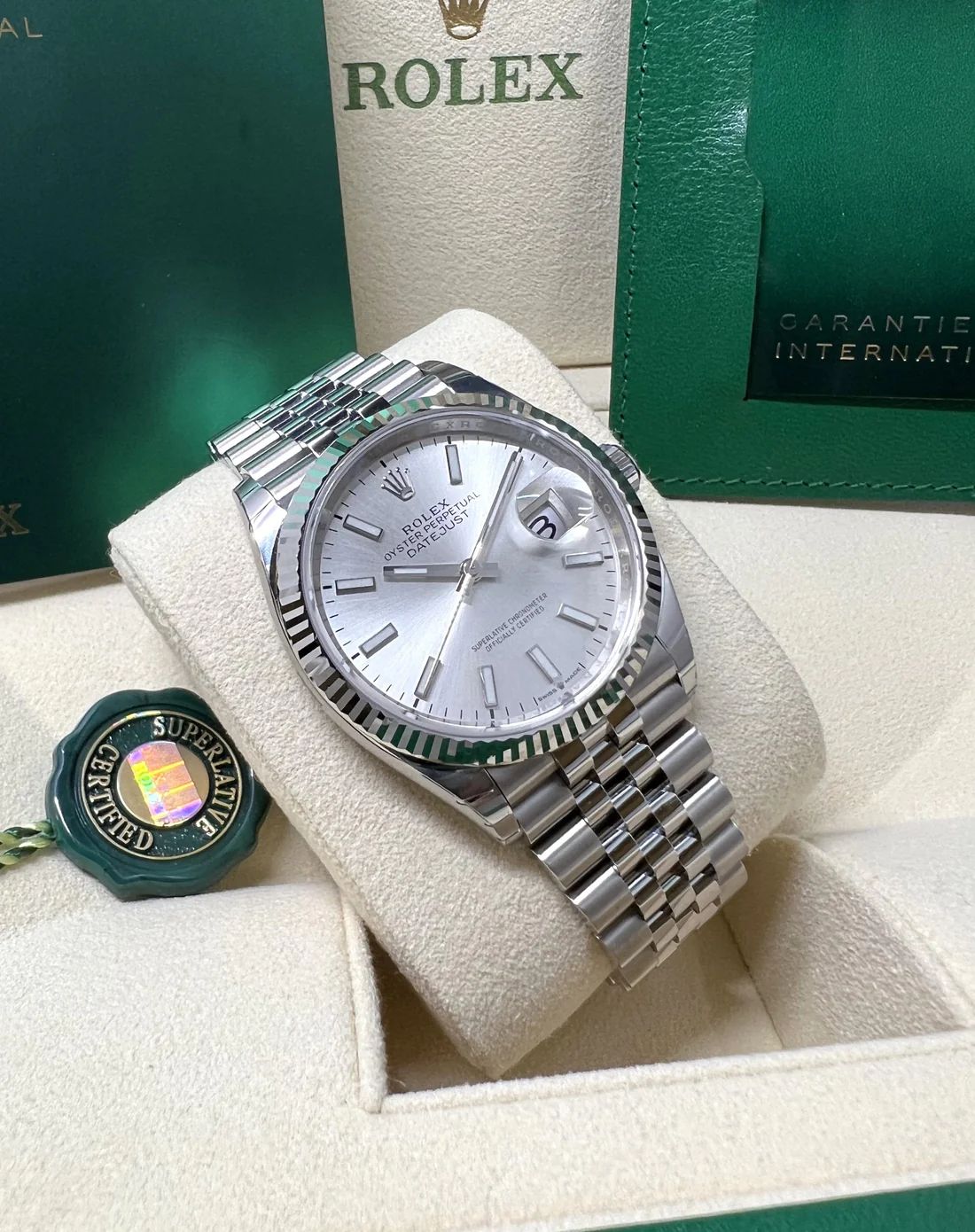 Rolex Datejust 36mm 126234 Silver Index Dial Oyster Stainless Steel - Image 9