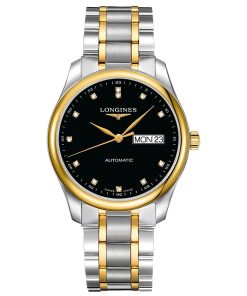 Longines Men's L2.755.5.57.7 Master Collection Diamond Two-Tone Stainless Steel Watch