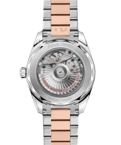 Alternative view of Omega Seamaster Aqua Terra Shades 38 mm Linen Dial Stainless Steel and Sedna™ 18k Rose Gold Strap 220.20.38.20.09.001