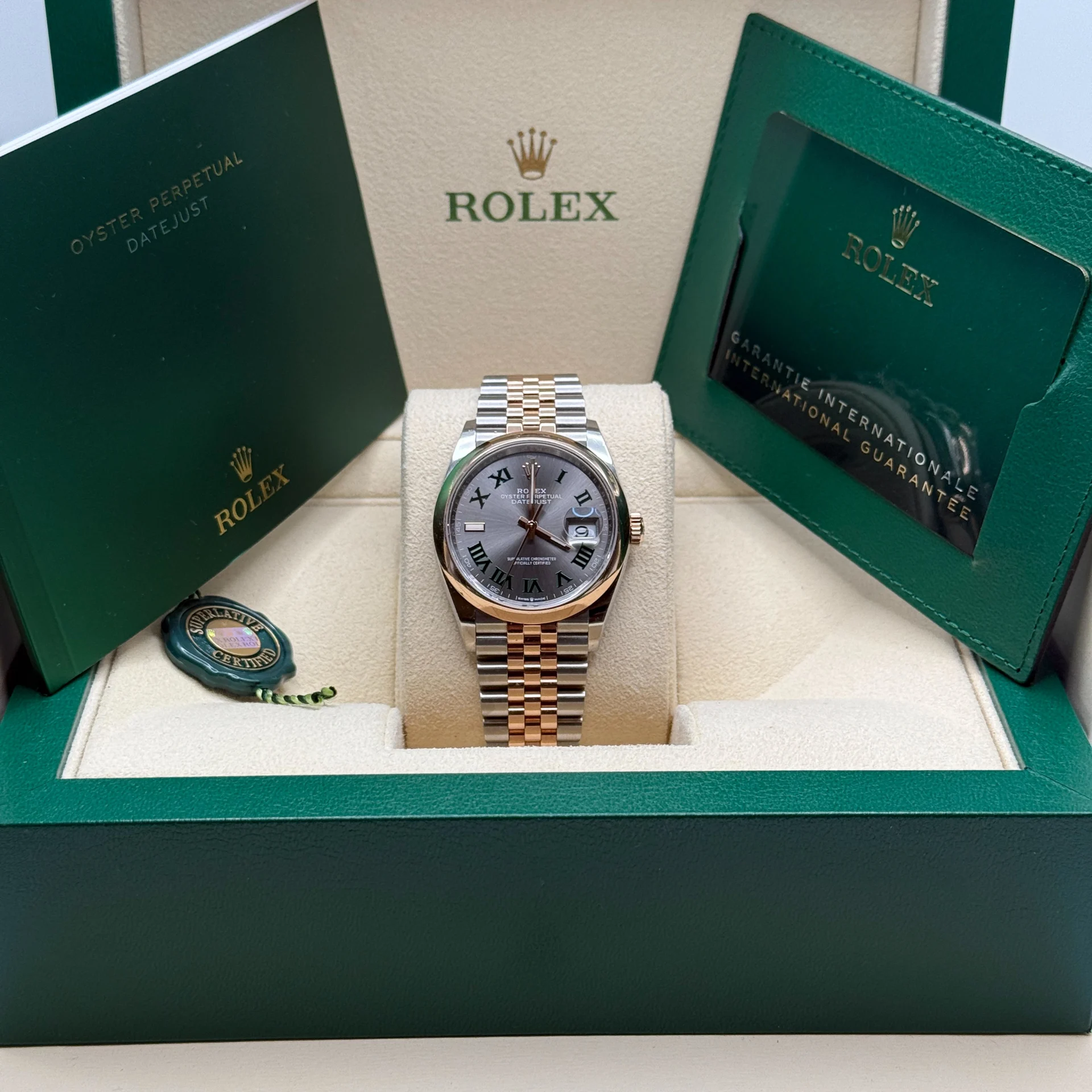 Rolex Datejust 36mm 126201 Slate Dial Jubilee Bracelet Watch - Image 9
