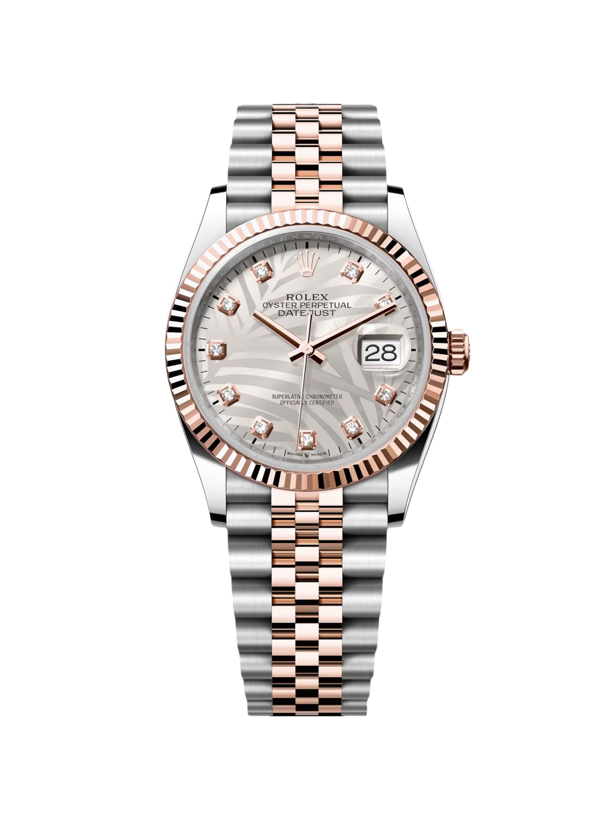 Rolex Datejust 36mm 126231 Silver Palm Motif Dial 36mm - Image 2