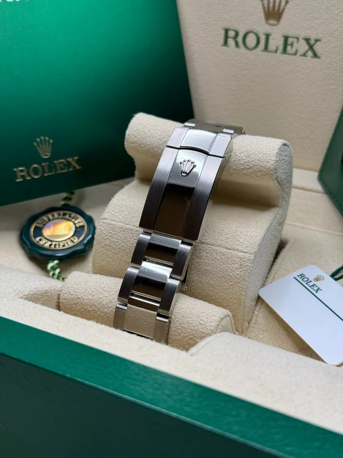 Rolex Datejust 41mm 126334 Blue Index Oyster Stainless Steel Men's Watch - Image 9