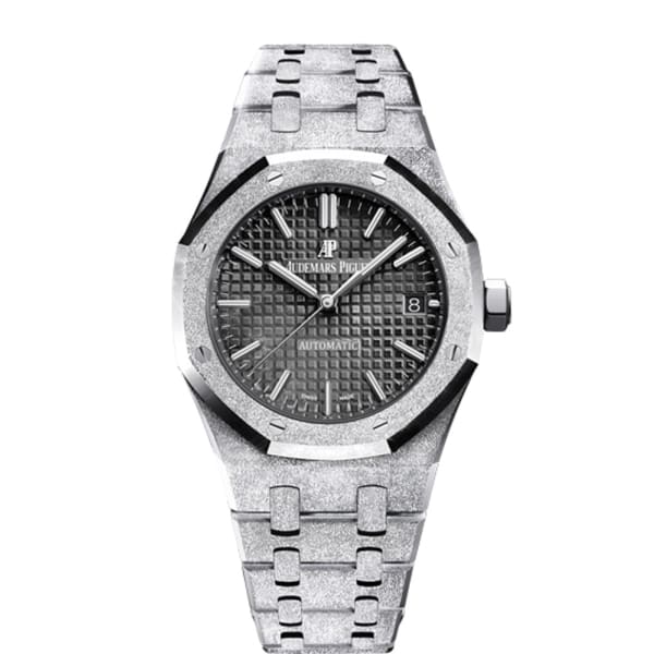 Audemars Piguet Royal Oak Frosted Gold Selfwinding, Black dial 37mm 15454BC.GG.1259BC.03
