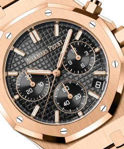 Alternative view of Audemars Piguet ROYAL OAK Pink Gold Black Dial CHRONOGRAPH 41mm 26240OR.OO.1320OR.06