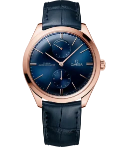 Omega De Ville Trésor 40mm Blue Dial Sedna™ 18k Rose Gold Strap 435.53.40.22.03.001
