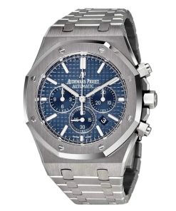 Alternative view of Audemars Piguet Royal Oak Chronograph Blue Dial 41MM Watch
