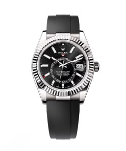 Rolex  Sky-Dweller 42mm White Gold Black Dial Oysterflex - 336239