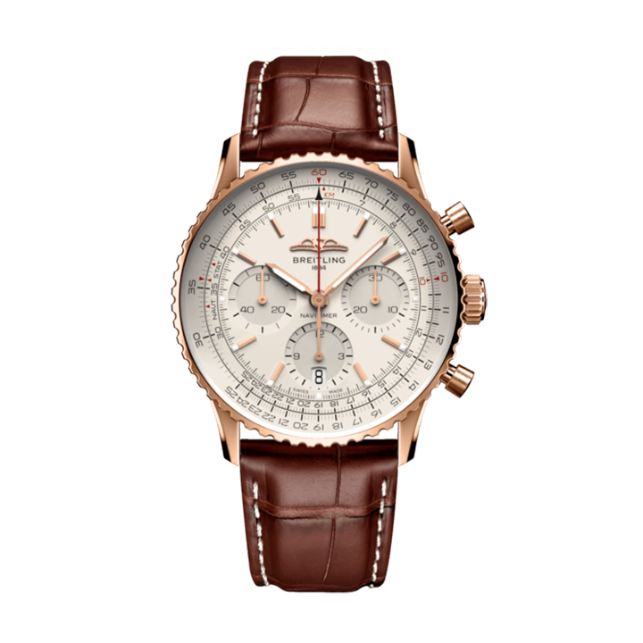 Breitling RB0139211G1P1 Navitimer B01 Silver Dial - ??ew