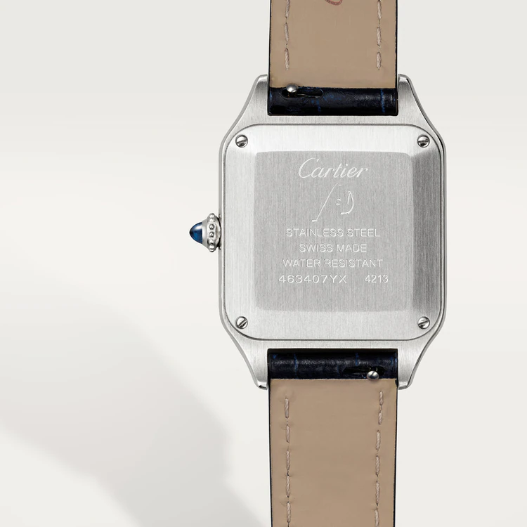Cartier SANTOS-DUMONT Blue Strap 38mm - Image 3