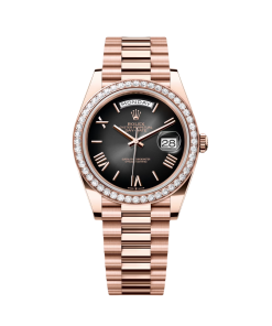 Rolex  Day-Date 40mm Slate Ombré Dial and Diamond Bezel 228345rbr-0025