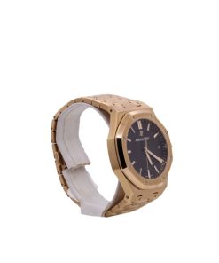 Alternative view of Audemars Piguet Royal Oak Selfwinding, 41mm, 18k Rose Gold, Black Dial, 15500OR.OO.1220OR.01