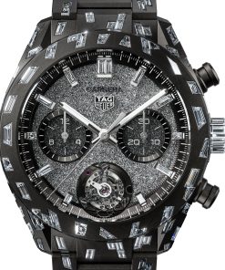 Alternative view of TAG Heuer Carrera Tourbillon Nanograph Plasma Diamant d'Avant-Garde  Automatic 44mm Aluminum CBN5A91.BZ0000