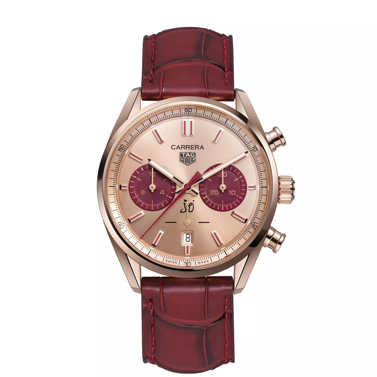 TAG Heuer Carrera Chronograph Automatic 42 mm Gold 5N CBN2048.FC8323