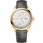 Omega De Ville Trésor 40mm Silver Dial 18k Yellow Gold Strap 435.53.40.22.02.001