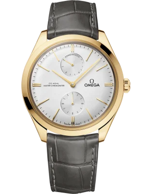 Omega De Ville Trésor 40mm Silver Dial 18k Yellow Gold Strap 435.53.40.22.02.001