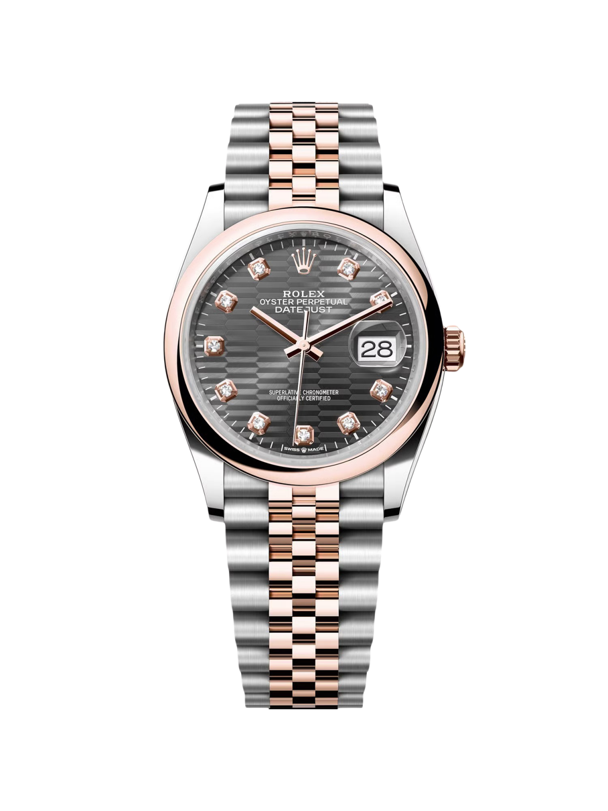 Rolex Datejust 126201 Slate 36mm Dial Oyster Bracelet Watch - Image 2