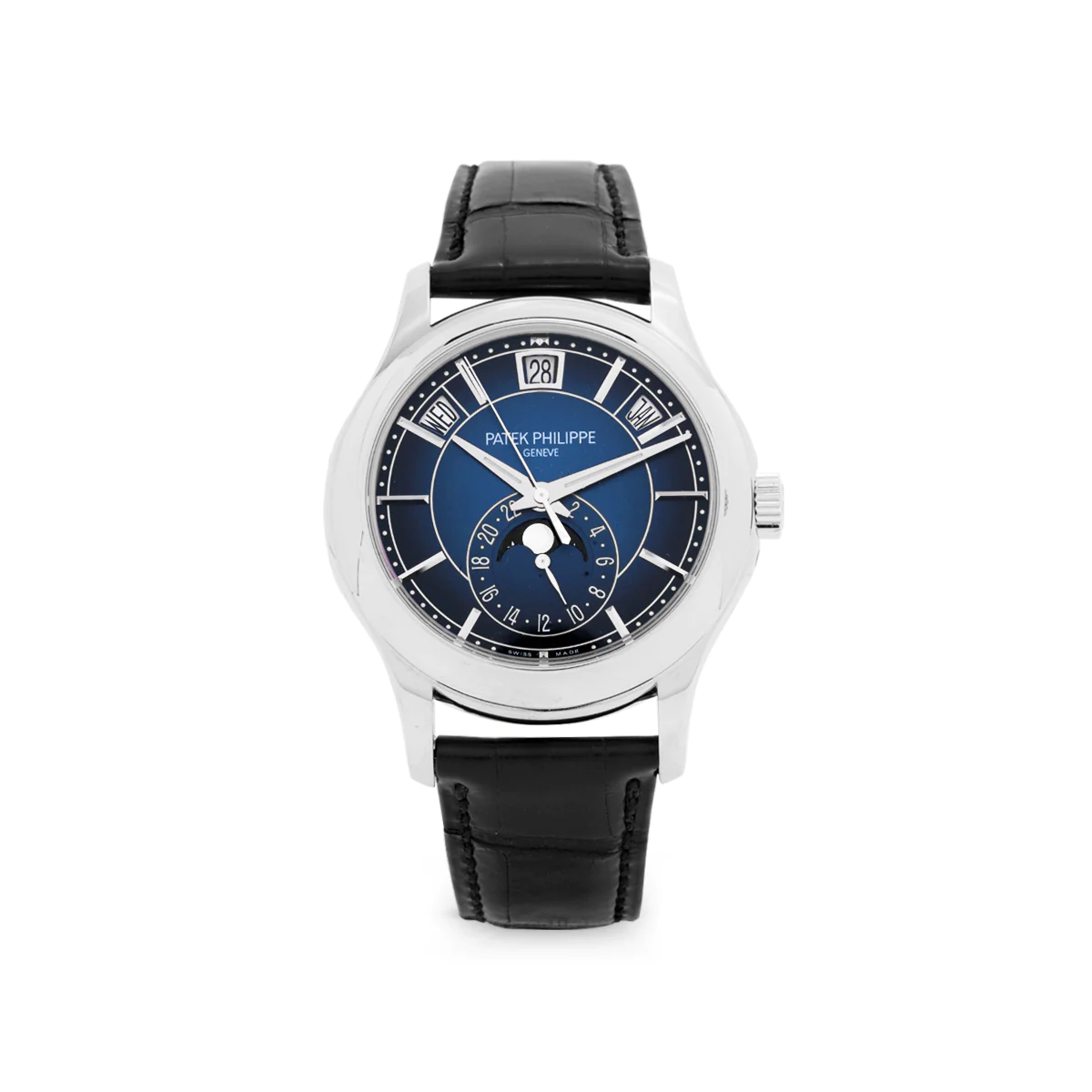 PATEK PHILIPPE 2020 SKU#0006308 COMPLICATIONS MOON PHASE 5205G-013 BLUE