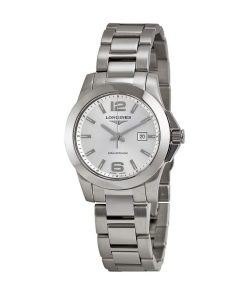 Longines Women's L3.277.4.76.6 Conquest Stainless Steel Watch