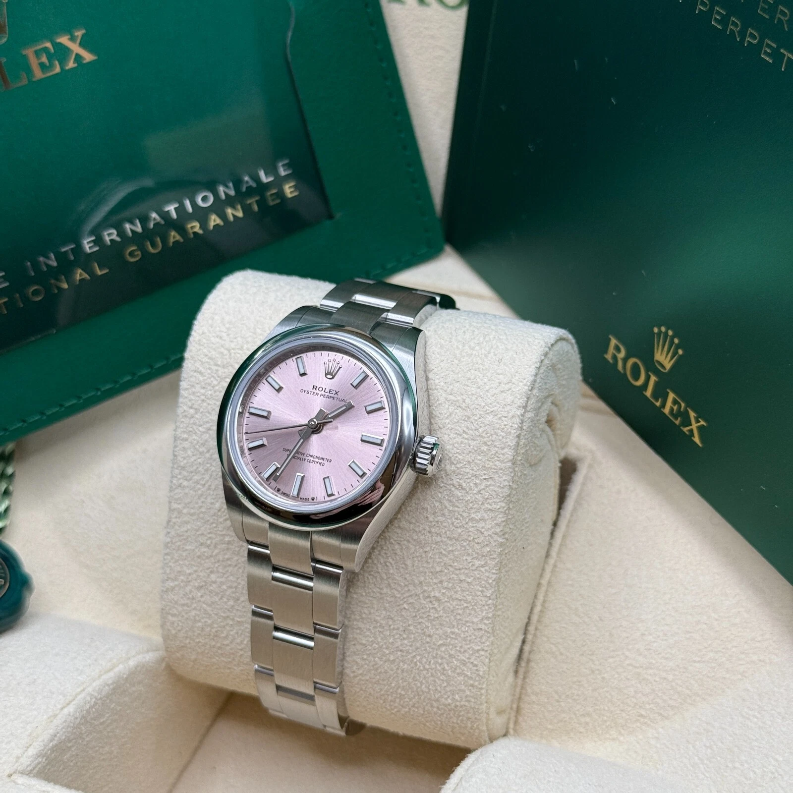 Rolex Oyster Perpetual 31mm 277200-0009 Pink Dial Oyster Bracelet Watch - Image 4