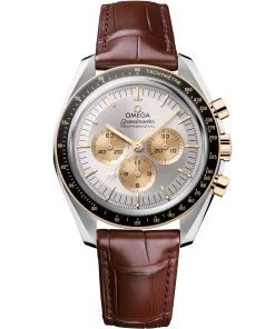Omega Speedmaster Professional Moonwatch Yellow Gold & Steel Silver Dial 42mm 310.23.42.50.02.001