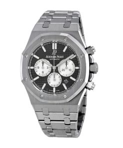 Alternative view of Audemars Piguet Royal Oak Chronograph Watch-Black Dial 41mm