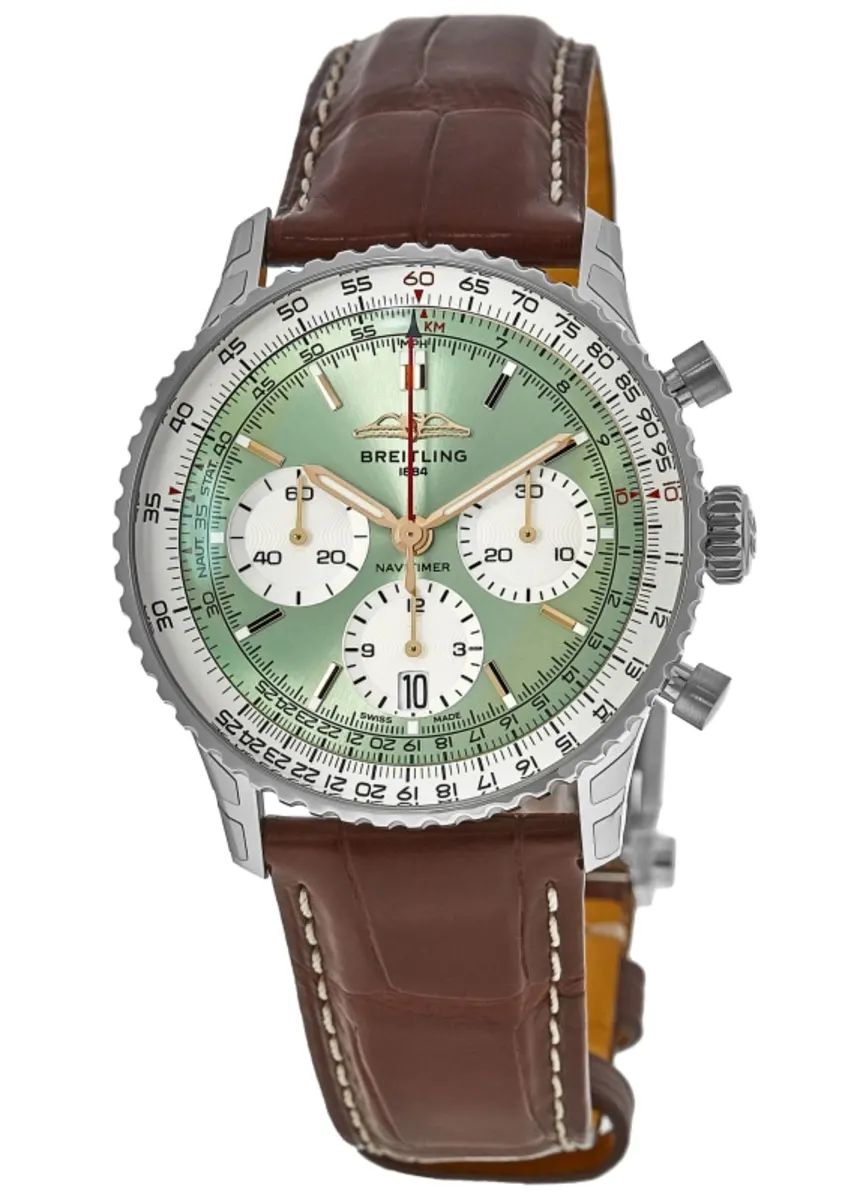 Breitling AB0139211L1P1 Navitimer B01 Green Dial - ??ew - Image 3