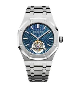 Audemars piguet Royal Oak Selfwinding Tourbillon 41MM Blue Dial Watch