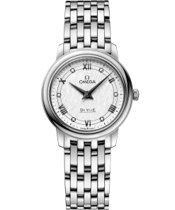 Omega De Ville Prestige 27.4 mm Silver Dial Stainless Steel Bracelet 424.10.27.60.52.002