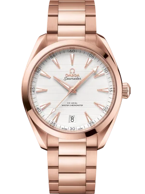Omega Seamaster Aqua Terra 150M 41mm Silver Dial Stainless Steel and Sednaâ„¢ 18k Rose Gold Bracelet 220.50.41.21.02.001