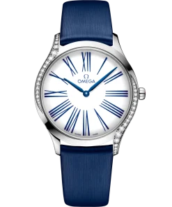 Omega De Ville Trésor 36mm White Dial with Diamonds Stainless Steel Strap 428.17.36.60.04.001