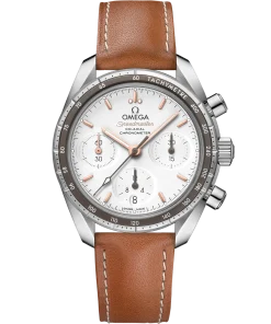 Omega Speedmaster 38 Silver Dial 38 mm Stainless Steel Strap 324.32.38.50.02.001