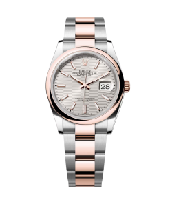 Alternative view of Rolex  Datejust 36mm 126201 Silver Dial Oyster Bracelet Watch