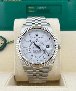 Alternative view of Rolex  Sky-Dweller 42mm 336934-0004 Stainless Steel White Dial Oyster
