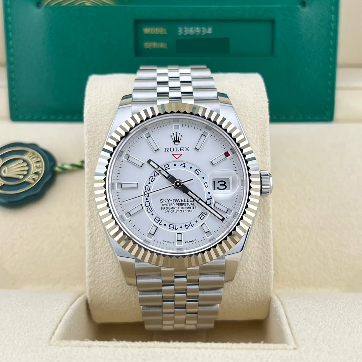 Rolex Sky-Dweller 42mm 336934-0004 Stainless Steel White Dial Oyster - Image 2