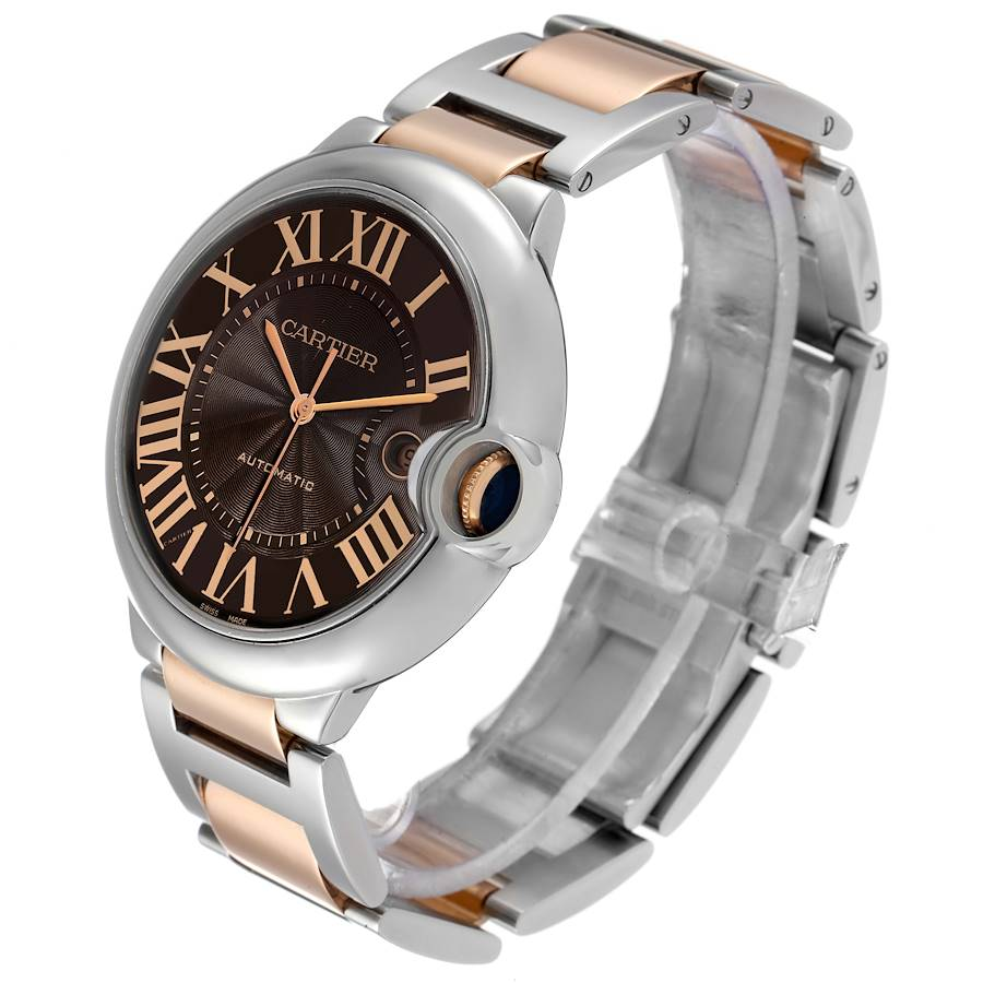 Cartier BALLON BLEU Rose Gold Mix Chocolate 42mm - Image 2