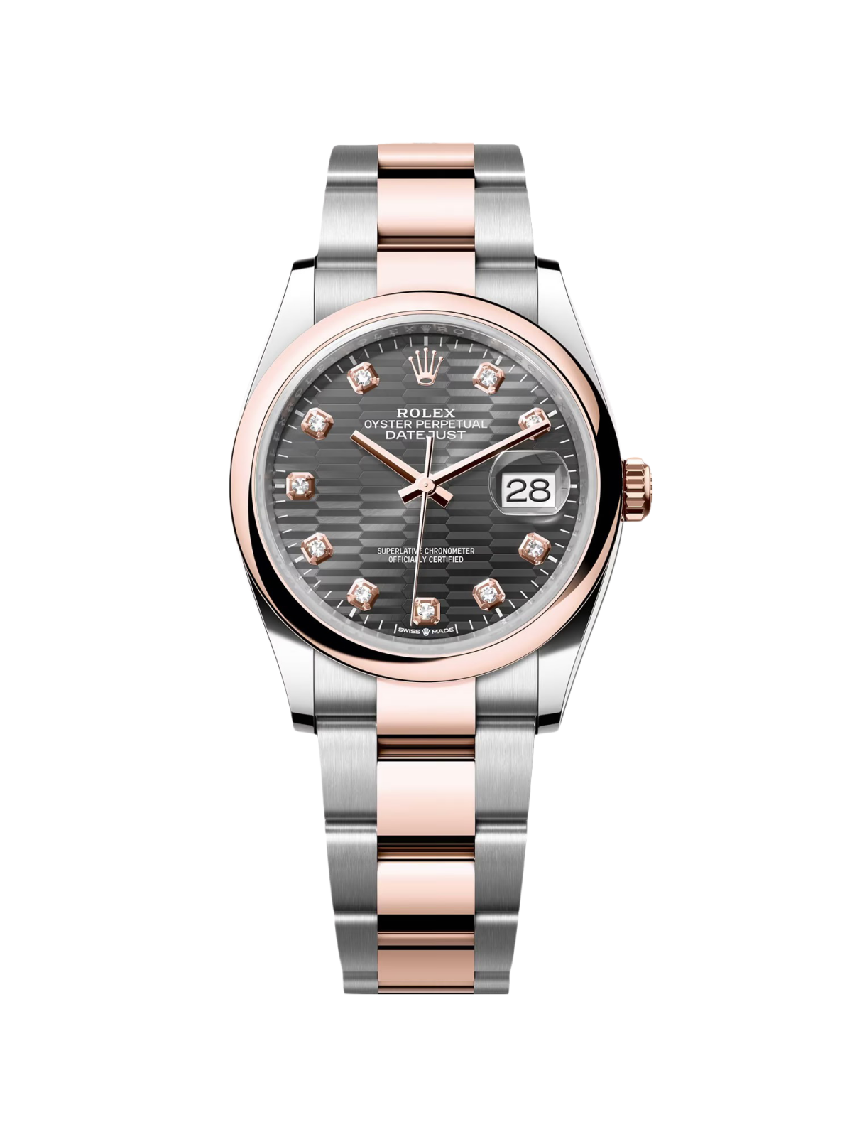 Rolex Datejust 126201 Slate 36mm Dial Oyster Bracelet Watch