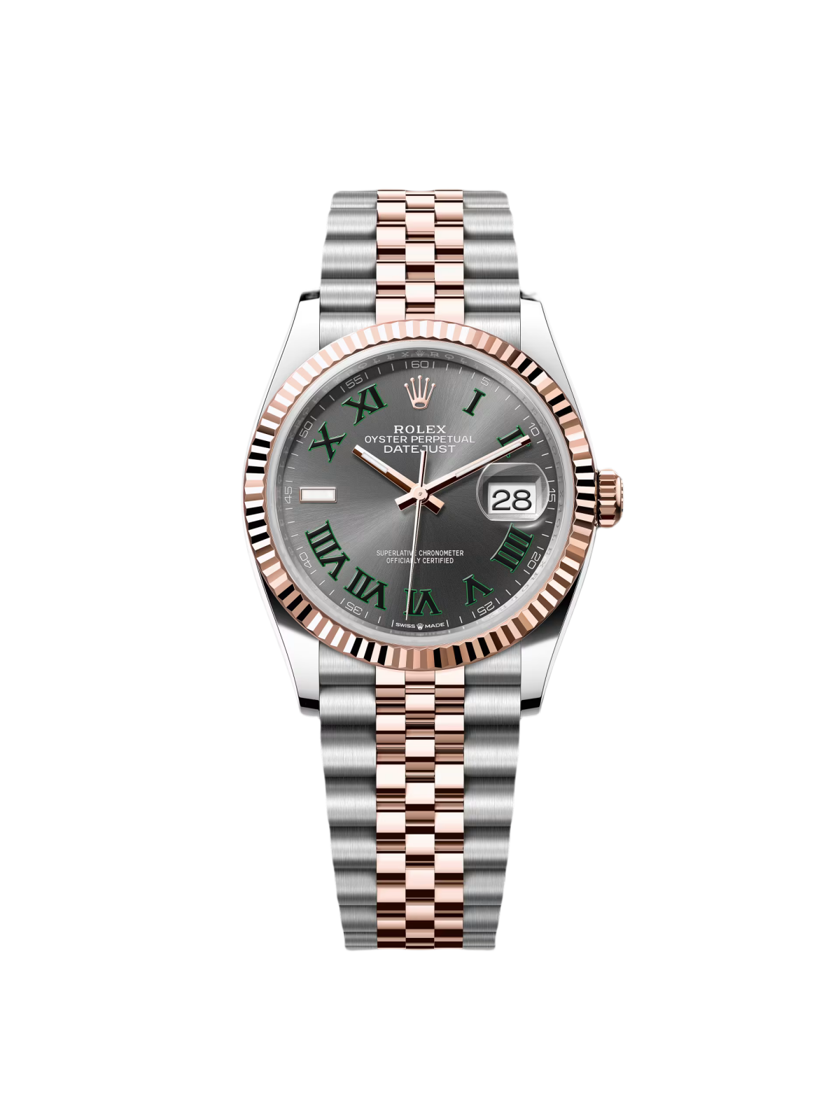 Rolex Datejust 36mm 126231 Slate Dial Oyster Bracelet Watch - Image 2