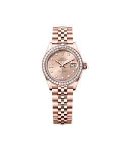 Alternative view of Rolex  Lady-Datejust 28mm 279135RBR Rose Diamond Dial Jubilee Bracelet