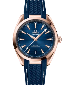 Omega Seamaster Aqua Terra 150M 41mm Blue Dial Stainless Steel and Sedna™ 18k Rose Gold Strap 220.52.41.21.03.001