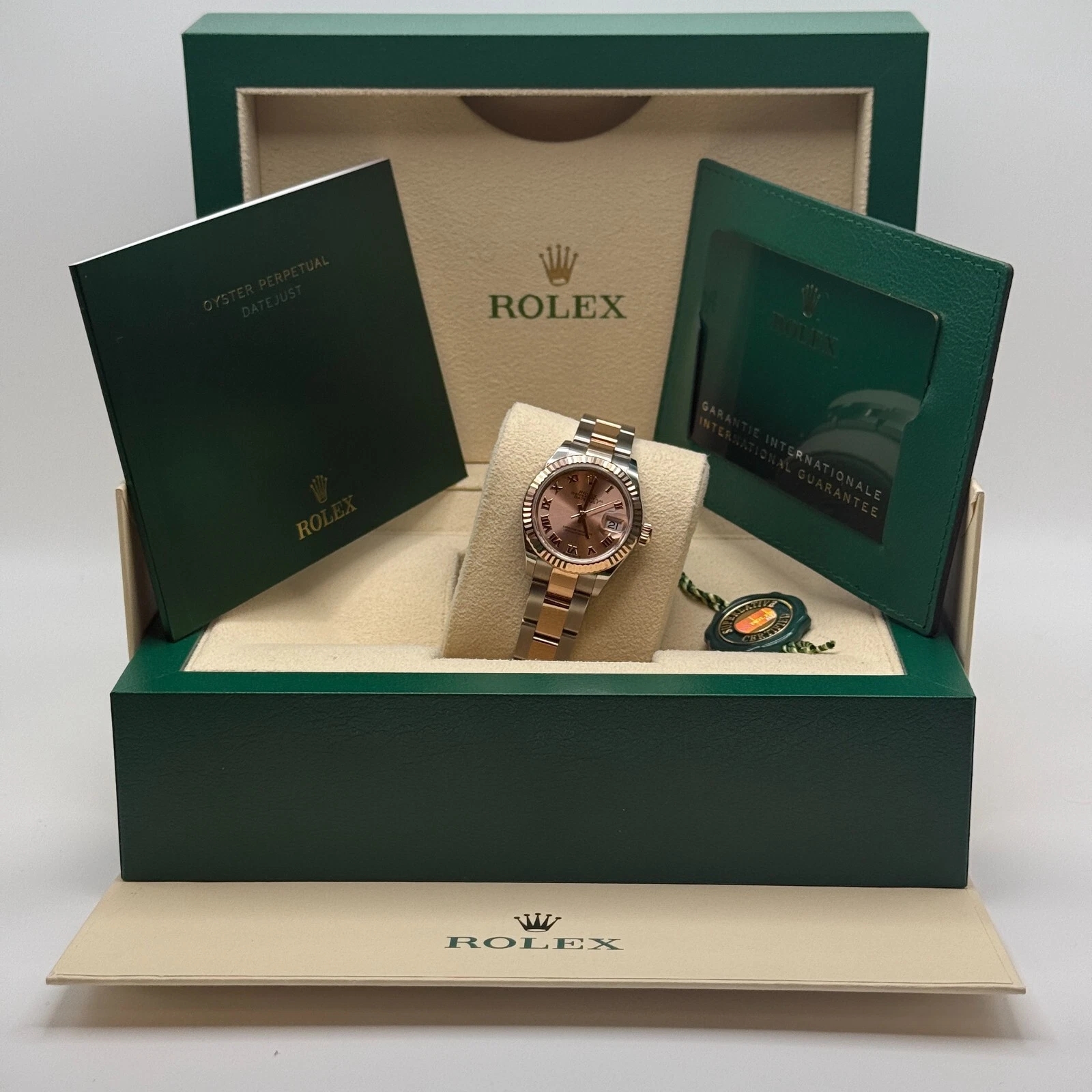 Rolex Lady-Datejust 28mm 279171 Pink Roman Oyster Stainless Steel and Rose Gold - Image 10