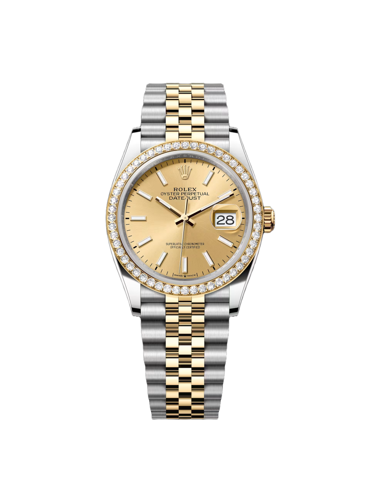 Rolex Datejust 126283RBR Champagne 36mm Dial - Image 2