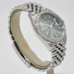 Rolex  Datejust 36mm 126284 Green Dial Jubilee Bracelet