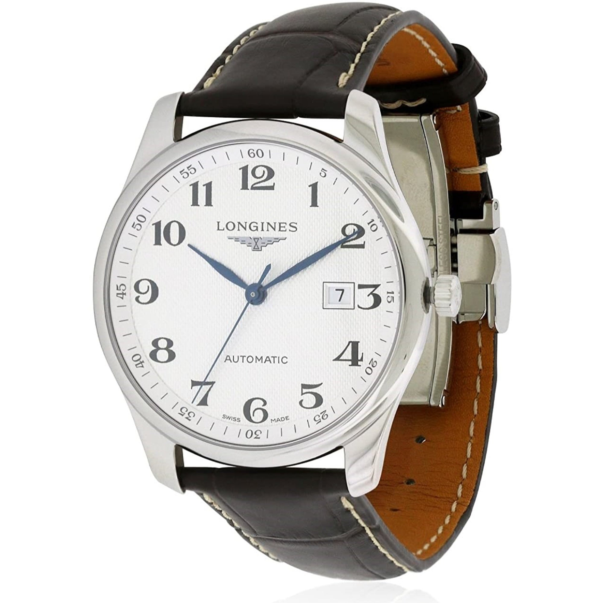 Longines Men's L2.893.4.78.3 Master Collection Brown Leather Watch