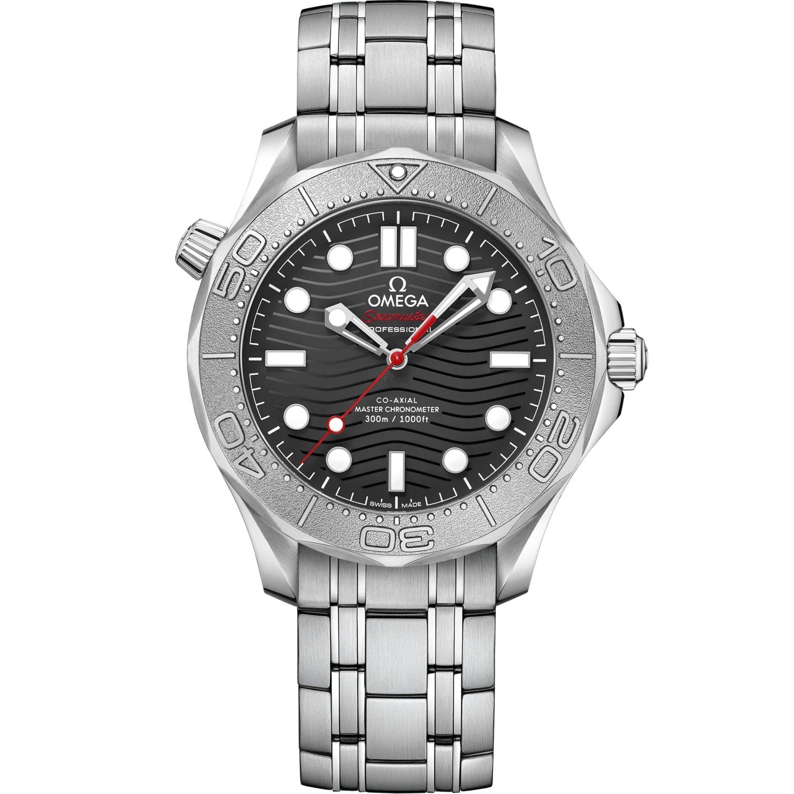 Omega Seamaster Diver 300M 42mm Black Dial Stainless Steel Bracelet 210.30.42.20.01.002