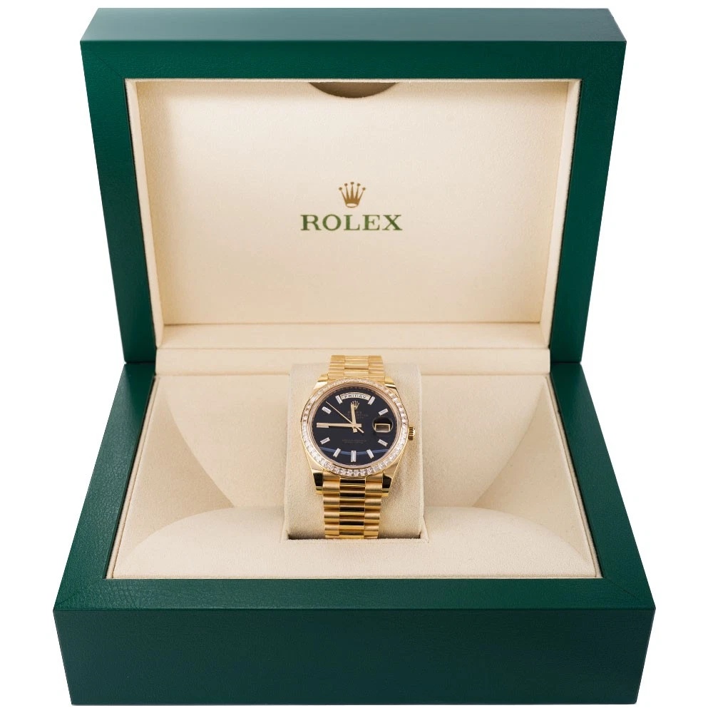 Rolex Day-Date 40mm 228398TBR-0038 Onyx Dial President Watch - Image 8