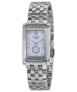 Longines Women's L51554926 Dolce Vita Limited Edition Audrey Hepburn Heart Diamond Stainless Steel Watch