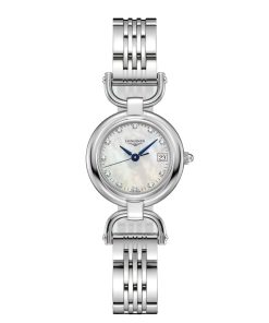 Longines Women's L6.130.4.87.6 Equestrian Diamond Stainless Steel Watch