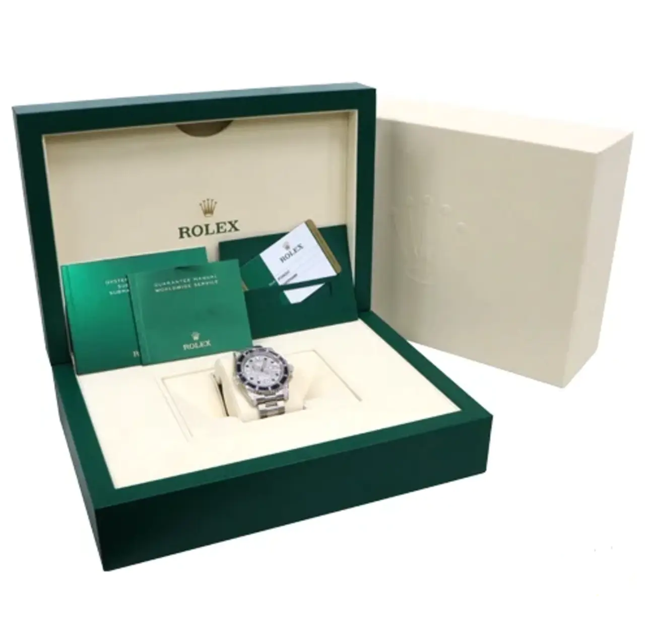 Rolex Submariner Date 40mm 116659SABR Blue Sapphire and Diamond Bezel Diamond Dial - Image 6