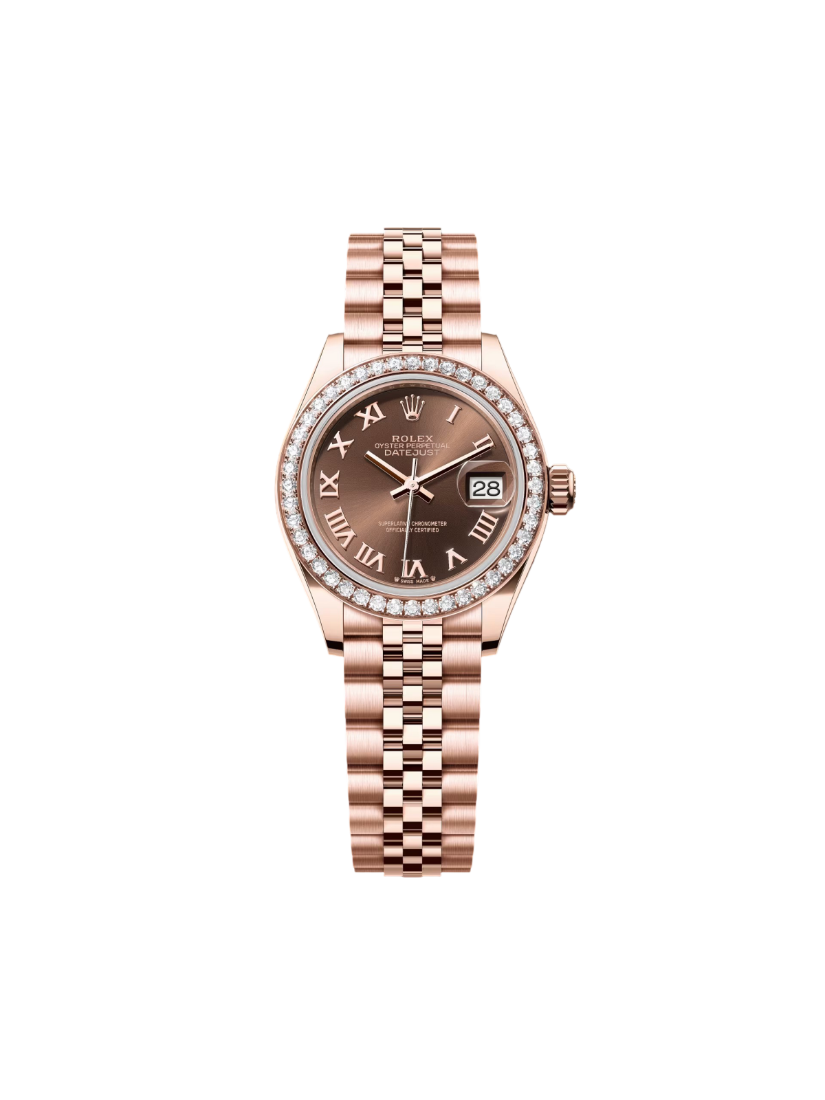Rolex Lady-Datejust 28mm 279135RBR Chocolate Roman Dial