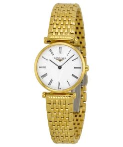 Longines Women's L42092118 La Grande Classique Gold-Tone 18kt Gold  Watch